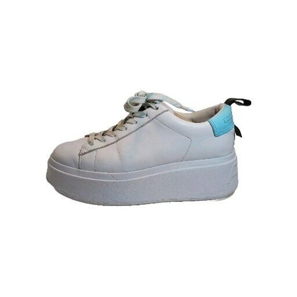 Ash Moon Trainers Platform Sneakers Women’s Size 6.5 US 37 EU White Leather